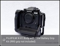 Thumbnail Preview-FUJIFILM X-H1 Body with OEM Battery Grip Kit (RRS grip not included).jpg